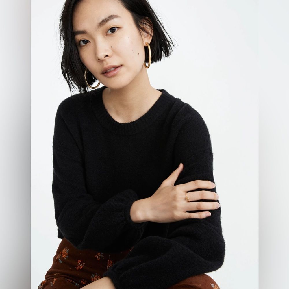 Madewell Payton Pullover Sweater in Coziest Yarn